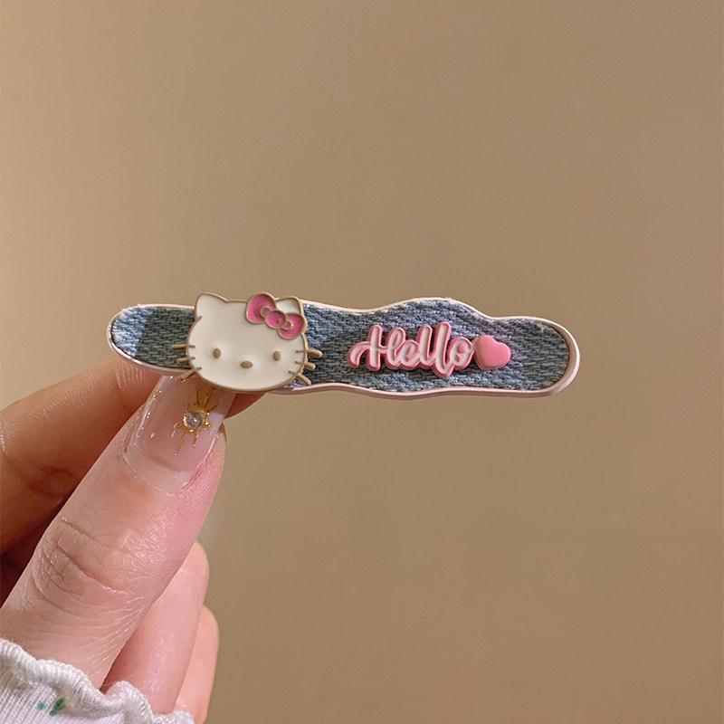 Blue DenimCat Hair Clip  MOE0023