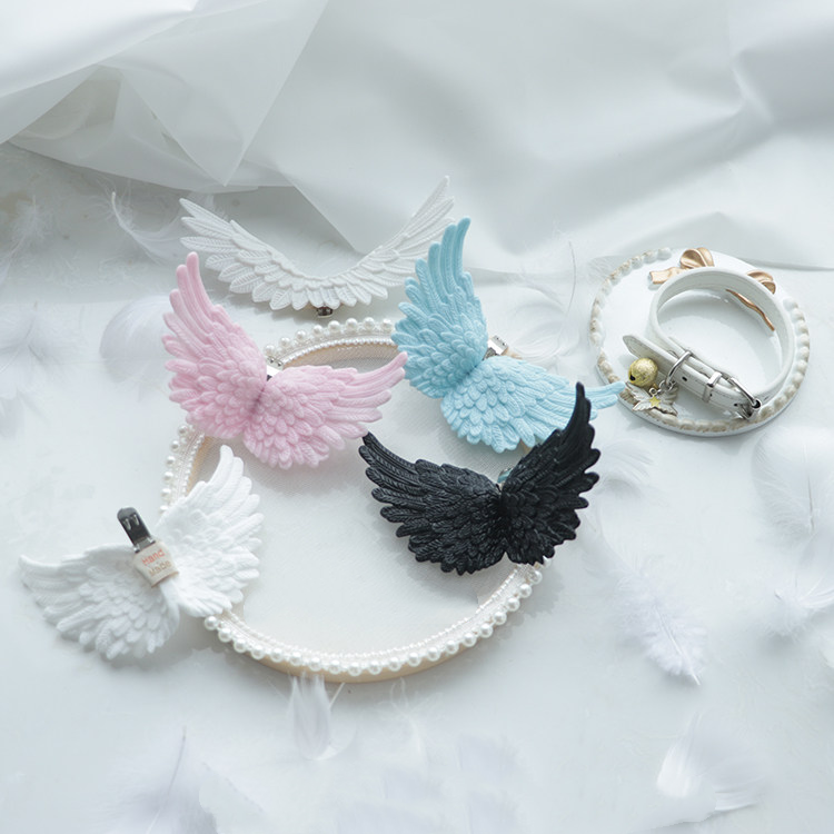 Handmade Winged Cute Bell Pet Collar for Dogs & Cats  MOE0012