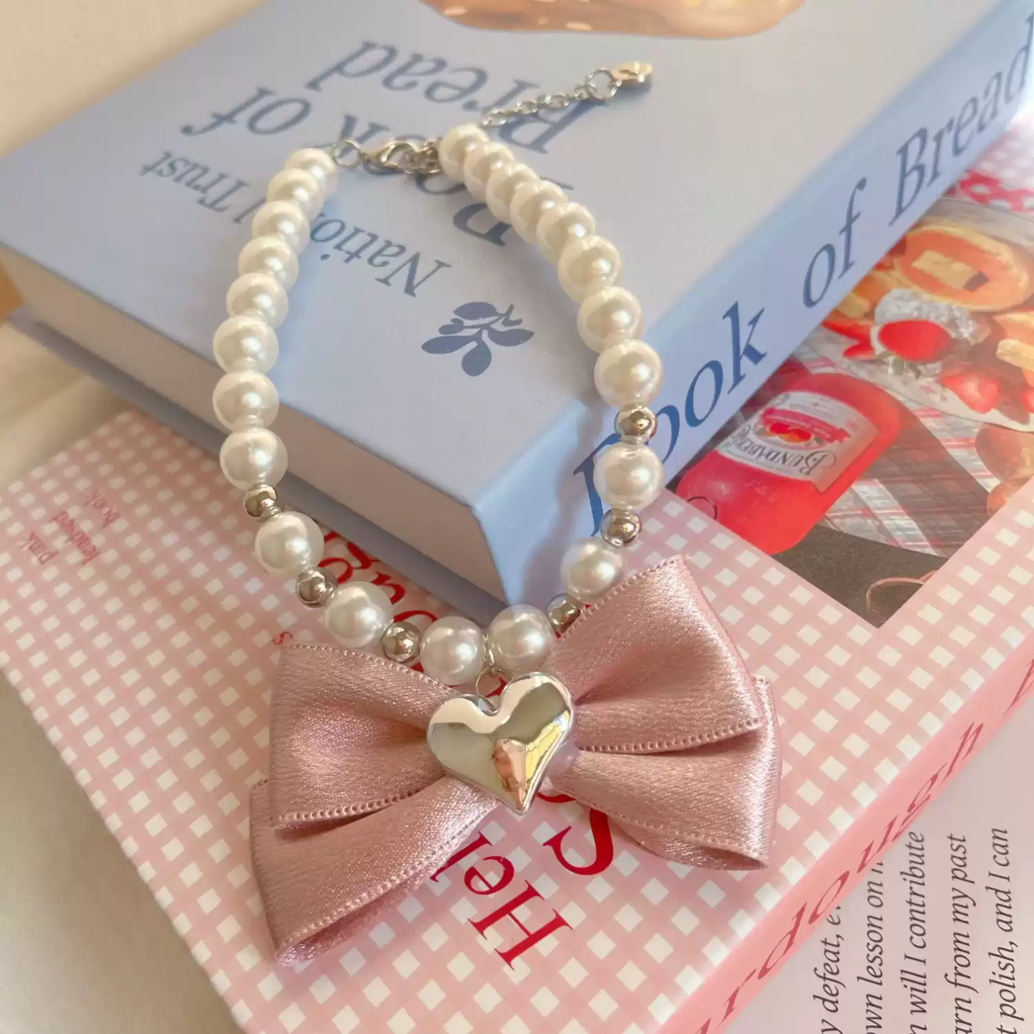 Bowknot pearl necklace MOE0001