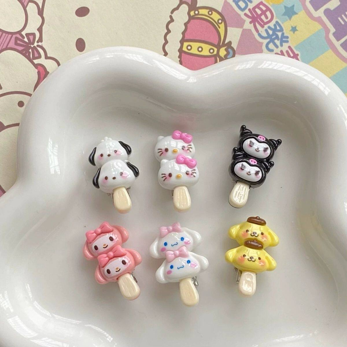 Cute Mini Cartoon Hair Clips  MOE0027
