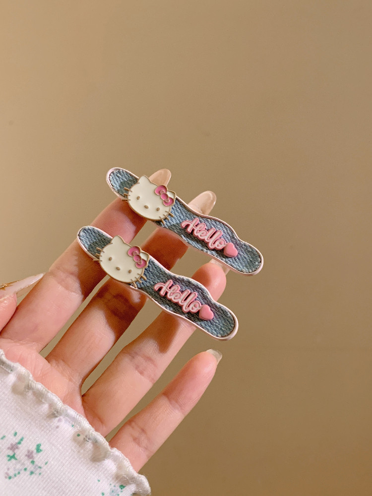 Blue DenimCat Hair Clip  MOE0023
