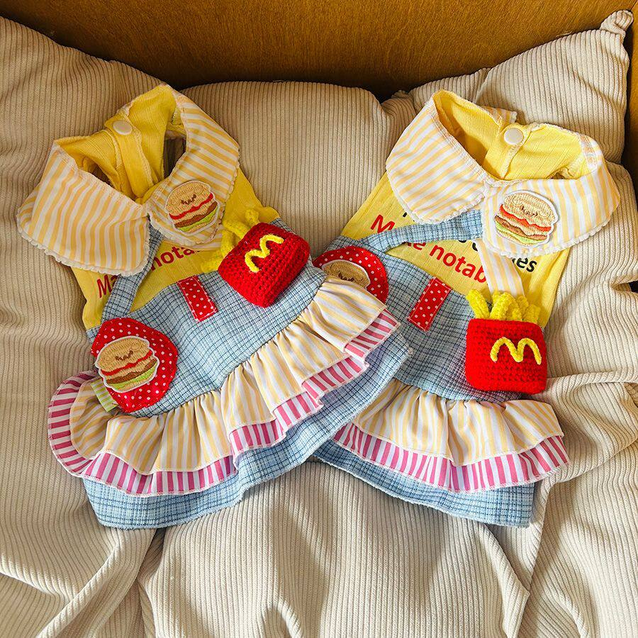 Cute French Fries Pet Clothes for Small Dogs & Cats  MOE0035