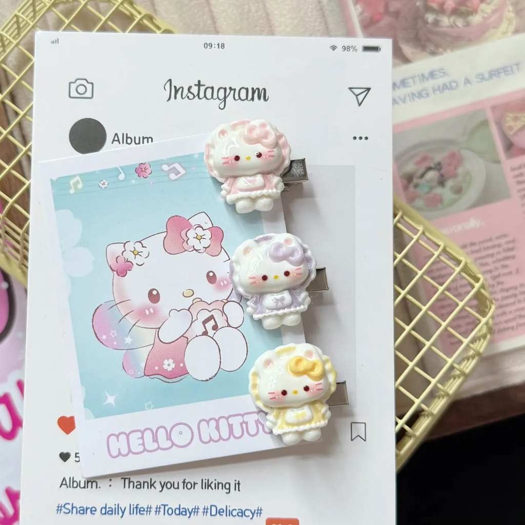 Cute Mini cat Hair Clips  MOE0029