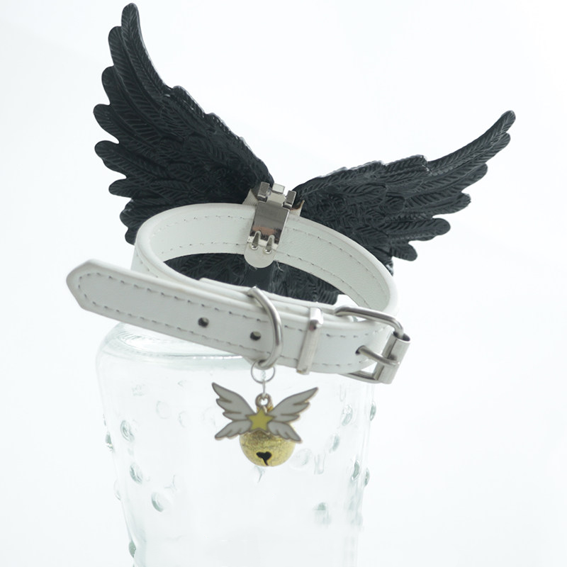 Handmade Winged Cute Bell Pet Collar for Dogs & Cats  MOE0012