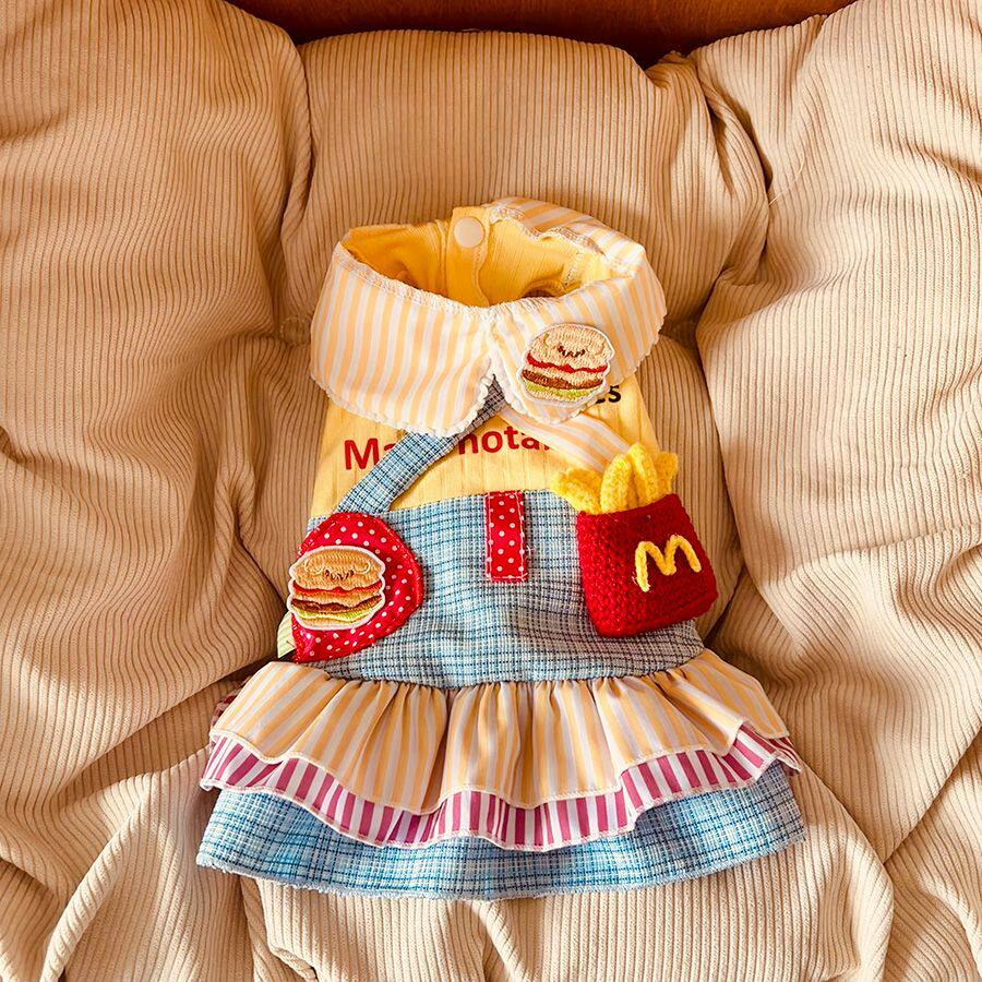 Cute French Fries Pet Clothes for Small Dogs & Cats  MOE0035