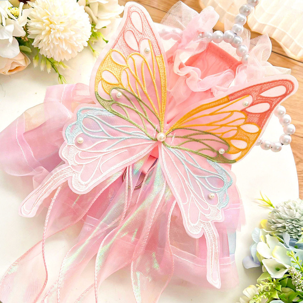 Pet Princess Wedding Dress – Butterfly Fairy Pet Gown  MOE0032