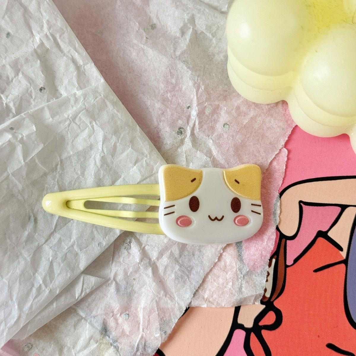 Vintage cat hair clip MOE0025