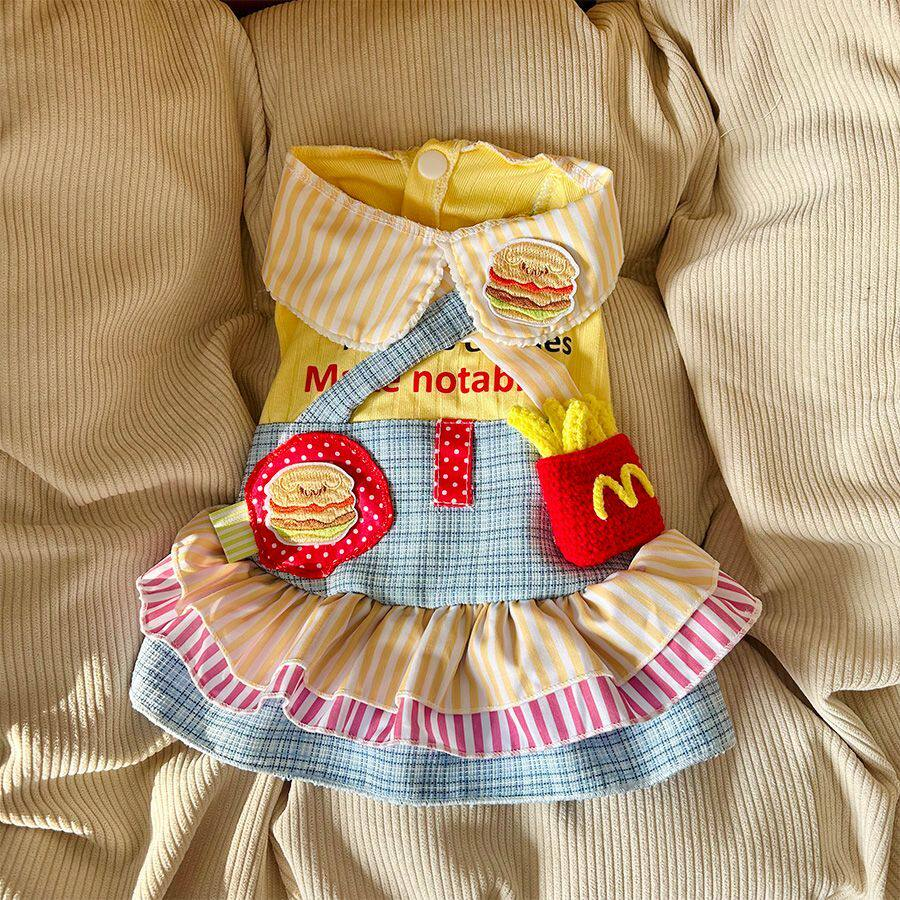 Cute French Fries Pet Clothes for Small Dogs & Cats  MOE0035